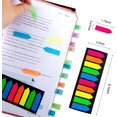 thumbnail image 2 of LAICAIW Fluorescent Translucent Sticky Note Flags, 2400 Pcs Total, Pack of 10 Color Tabs, Arrow Sticky Notes, Page Flag Markers, Arrow Index Tabs, 2 of 7
