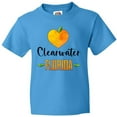 thumbnail image 3 of Inktastic Clearwater Florida Orange in Heart Youth T-Shirt, 3 of 5
