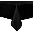 thumbnail image 2 of Black Rectangle Tablecloth Wrinkle Resistant Washable Fabric Table Cloth for Dining,Kitchen, Parties Weddings and Outdoor Use 60 Inch by 84 Inch, 2 of 6