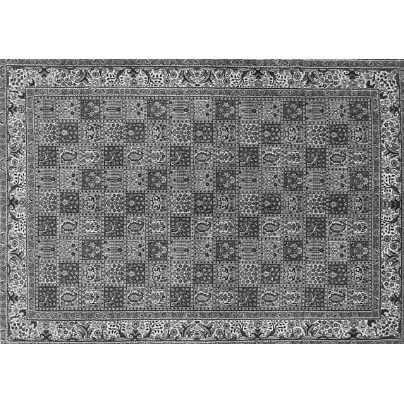 Ahgly Company Indoor Rectangle Persian Gray Traditional Area Rugs, 2' x 3'