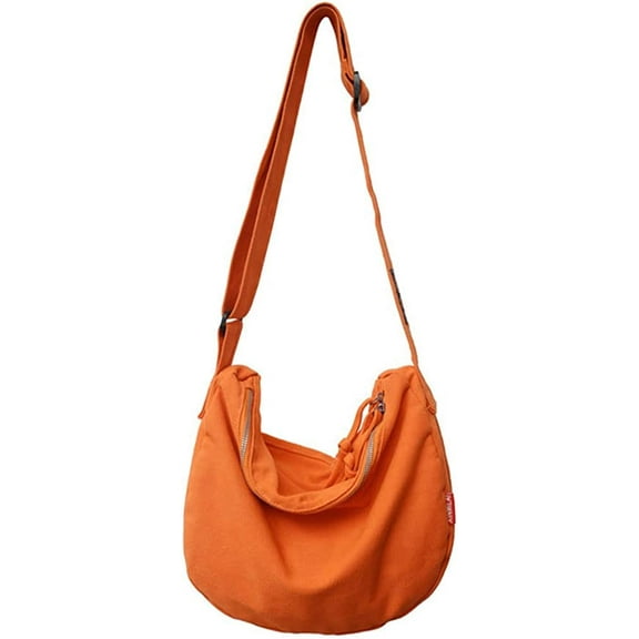 CoCopeaunts Women Men Canvas Tote Bag Big Hobo Bag Chic Long Shoulder Bag Women Solid Color Purses Crossbody Bag