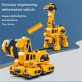 thumbnail image 4 of Apmemiss Boy Toys Clearance Transforming Excavating Machinery Brachiosaurus Toys Engineering Vehicle Transformer Car Toy Pull Back Race Car Christmas Gifts for Boys and Girls, 4 of 9
