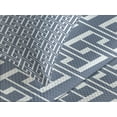 thumbnail image 4 of Ambesonne Geometric Quilted Bedspread Set 3 Pcs, Japanese Floor Style, Queen Size, Grey White, 4 of 5
