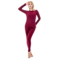 thumbnail image 2 of Women Winter Ultra Soft Thermal Underwear Female Long Johns Set Size Medium, 2 of 7