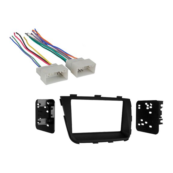 Fits Kia Sorento 14-15 Double DIN Aftermarket Stereo Harness Radio Dash Kit