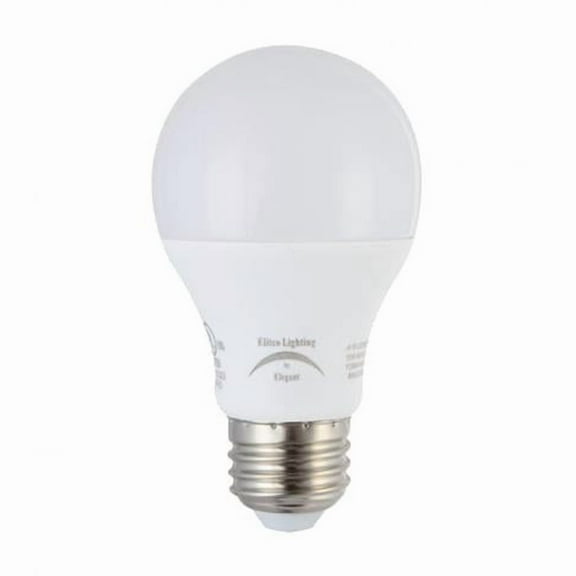 Elitco Lighting  2700K LED A19 Light Bulb, 10 watts 800 Lumens Non-Dimmable - Pack of 6