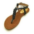 thumbnail image 3 of Victoria K. Women's Braided T-Strap Thong Sandal, 3 of 4