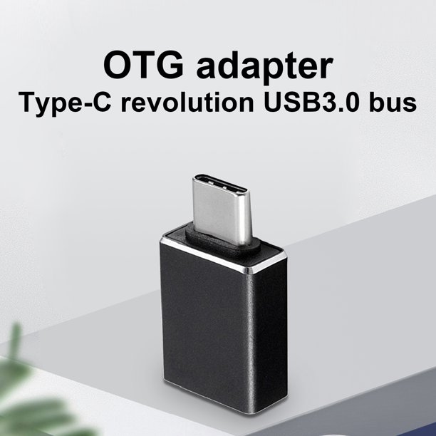 Gwong Electrónica OTG Converter Transmisión rápida Salida estable Aleación de aluminio USB 3.0 al adaptador de reproducción de enchufe de tipo C para laptop