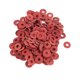 thumbnail image 1 of Arandelas espaciadoras aislantes de fibra aislante de 3 mm x 8 mm x 0.7 mm rojas, 200 piezas, 1 of 1