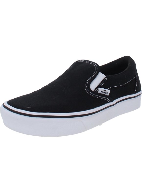 comfycush white slip on vans