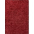 thumbnail image 4 of Unique Loom Davos Shag Collection Area Rug - Solid (2' x 3' 1" Rectangle Poppy), 4 of 7
