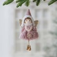thumbnail image 3 of 2Pcs New Angel Doll Christmas Tree Hanging Ornaments Decor Plush Angel Dolls Pendants Decoration for Home Navidad Car Ornament, 3 of 5