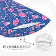 thumbnail image 3 of Fuzoiu Science Experiment Print Fuzzy Pillowcases, Super Soft Pillow Case Cover with Zipper for Bedroom, Sofa, Couch,Cozy Pillow Shams for All Seasons-16"x24", 3 of 6