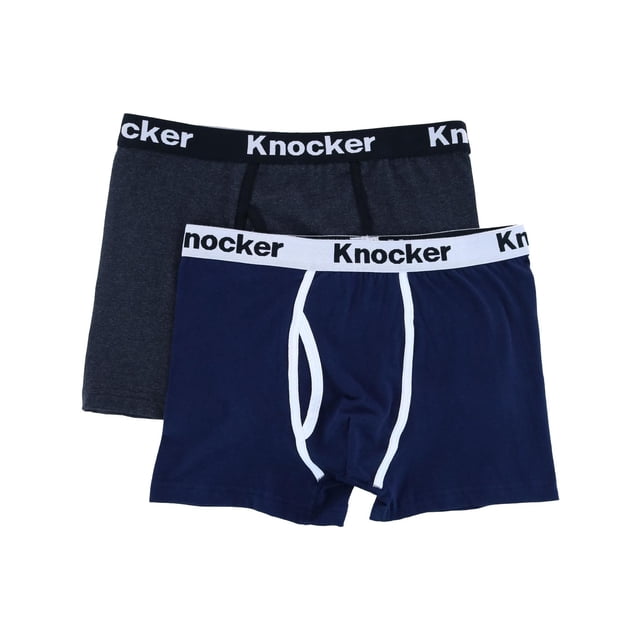 Knocker Extended Size Boxer Briefs with Contrasting Trim (Men's)