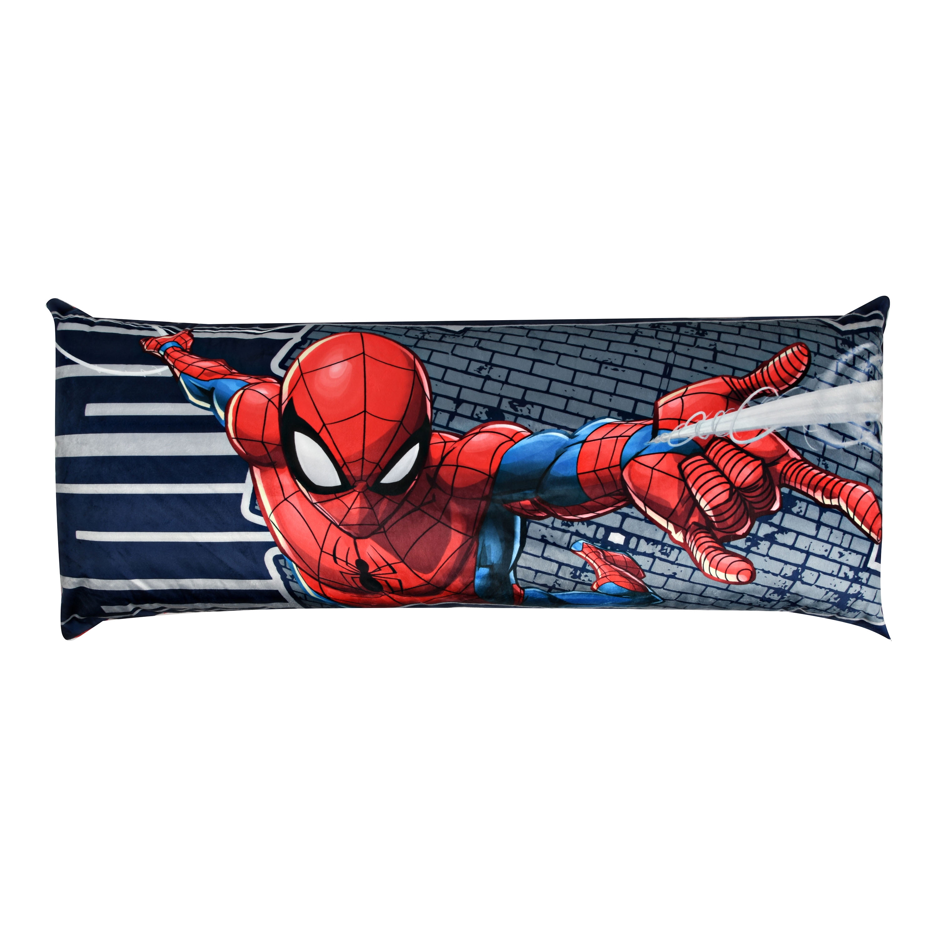 Spiderman Pillow Case Red Blue Super Hero Comic Web Slinger 