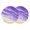 Purple, variant on Purple Beach Coastal Round 13 Inch Placemats Set of 2, Summer Nautical Seaside Ocean Ombre HeatResistant Non Slip Place Mats for Dining Table, Wipeable Braided Kitchen Table Mats for Housewarming