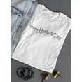 thumbnail image 3 of Mothers Day, Pink Love Heart T-Shirt Women -Image by Shutterstock, Female Small, 3 of 4