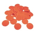 thumbnail image 4 of 100 Uds Chips juego de Color sólido moneda juegos familiares accesorio orange orange100 naranja100 perfke 100 piezas de fichas de póker, 4 of 7