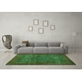 thumbnail image 3 of Ahgly Company Indoor Rectangle Abstract Turquoise Blue Modern Area Rugs, 5' x 7', 3 of 4