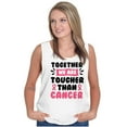 thumbnail image 3 of Together Tougher Than Breast Cancer Tank Top Tee Shirt Women Brisco Brands S, 3 of 6