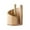 A, variant on Mountain Paper Towel Holder Countertop with Wood Round Base and Holder, Natural Wood Paper Towel Holder, Suitable for Living Room, Kitchen, Dining Table