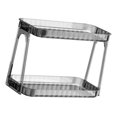 thumbnail image 3 of Countertop Cosmetic Organizer, Clear Cosmetic Rack Double Layer Exquisite Detachable  for Dressing Table for Bedroom Transparent Color,Smoke Gray,Dark Brown, 3 of 8