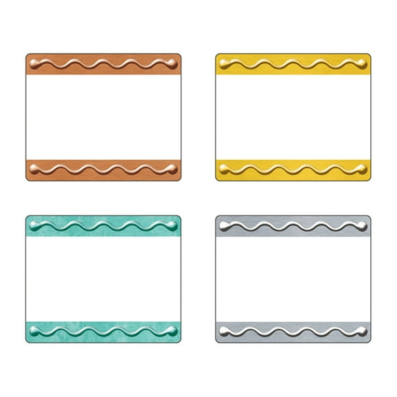T-68911 - I Metal Embossed Terrific Labels Variety Pack, 36 Count by Trend Enterprises Inc.