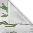 thumbnail image 3 of Ambesonne Cactus Kitchen Curtains, Tropical Motifs Flowers Art, 55"x30", Reseda Green Dark Pink, 3 of 3