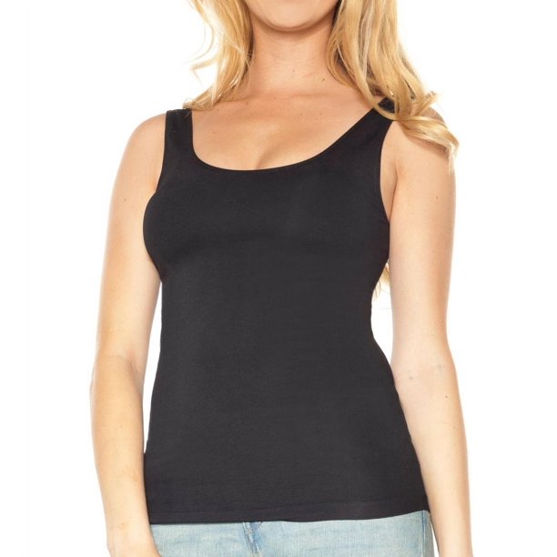Women's Rhonda Shear 4035 Ahh Seamless Shaping Tank with Shelf Bra
