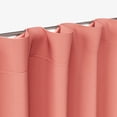 thumbnail image 3 of Mainstays Kids Pink Solid Blackout Rod Pocket with Back Tabs Curtain Panel Pair, Set of 2, 30" W x 84" L, 3 of 5