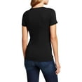 thumbnail image 2 of Hat and Beyond Womens Classic All Season Fashion Athleisure Low Scoop Neck Short Sleeved Tee Shirt, 2 of 7