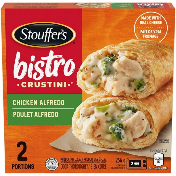 STOUFFER'S Bistro Crustini Poulet Alfredo – 256 g