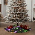 thumbnail image 4 of Rateoe Mardi Gras Carnival4 Pattern Christmas Tree Skirt with Ties , Christmas Tree Decorations, Farmhouse Christmas Decor Xmas Holiday Decorations-36", 4 of 6