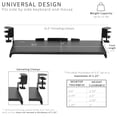 thumbnail image 5 of VIVO Clamp-on Computer Keyboard & Mouse Under Desk Slider Tray for Corner Desks, 5 of 8