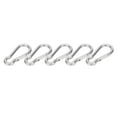 thumbnail image 1 of Clip Mousqueton, 5pcs en Acier Inoxydable Ressort Mousqueton Large Utilise la Structure Robuste pour le Camping pour l'Escalade, 1 of 8