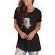 thumbnail image 4 of Moda mujer Casual Pascua camiseta impresa cuello redondo manga corta pulóver Tops blusa Fridja bn6944, 4 of 8