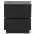 thumbnail image 2 of Safvaieh Couture Titus Mid-Century Wood and Metal Nightstand, Black, 2 of 14
