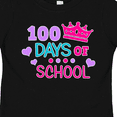 thumbnail image 4 of Inktastic 100 Days of School in Pink and Purple with Crown Girls Toddler T-Shirt, 4 of 5
