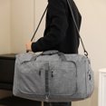 thumbnail image 4 of Portátil Plegable Deportiva Gran Capacidad Lona (gris) [Posición Del Compartimento para Zapatos Aleatoriamente Izquierda Y Derecha], 4 of 9