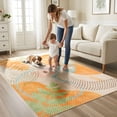 thumbnail image 6 of Ultrug Boho Vintage Rugs Non Slip Area Rug Soft Carpet for Living Room Bedroom Home Decor Office,5'x8',Yellow, 6 of 7