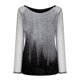 thumbnail image 4 of Mujeres Casual Gradiente Impreso Encaje Empalme Manga larga Jersey Blusa Camiseta Tops Fridja  hkj1915, 4 of 5