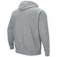 thumbnail image 3 of Men's Colosseum Heathered Gray San Diego State Aztecs Arch and Logo Pullover Hoodie, 3 of 3