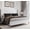 White, variant on LUXOAK Full Bed Frame with 51.2" Wingback Headboard,Linen Upholstered,No Box Spring Needed,White