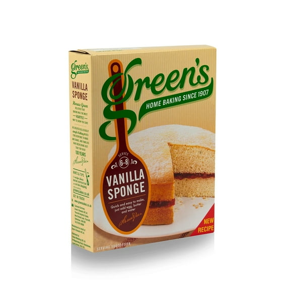 Greens Vanilla Sponge Mix 221g (Pack of 2)