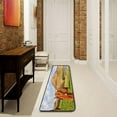 thumbnail image 3 of SKYSONIC Highland Cow Meadow Runner Rug, 2'¡Á6' with Rubber Backing Scottish Grassland Animal Non Slip Entryway Rug Runner Washable Soft Area Rug Carpet for Hallway Bedroom Kitchen Decor, 3 of 6