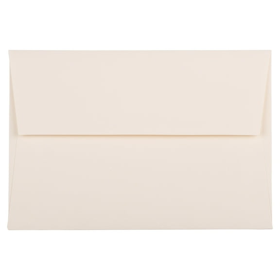 JAM Paper A8 Strathmore Invitation Envelopes, 5 1/2 x 8 1/8, Natural White Wove, Bulk 1000/Carton