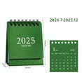 thumbnail image 2 of Hovilon Under 2$ Desk Calendar 2024-2025，Academic Year Desk Calendar，Mini Calendar 2024 Monthly Desktop Calendar, 18 Month Calendar, Use July 2024 - Dec 2025 for Schools Offices，Green, 2 of 3