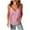 Pink, variant on yillto Women's Summer Tank Tops Lace V Neck Sleeveless Loose Dressy Shirts Layered Solid Color Undershirts