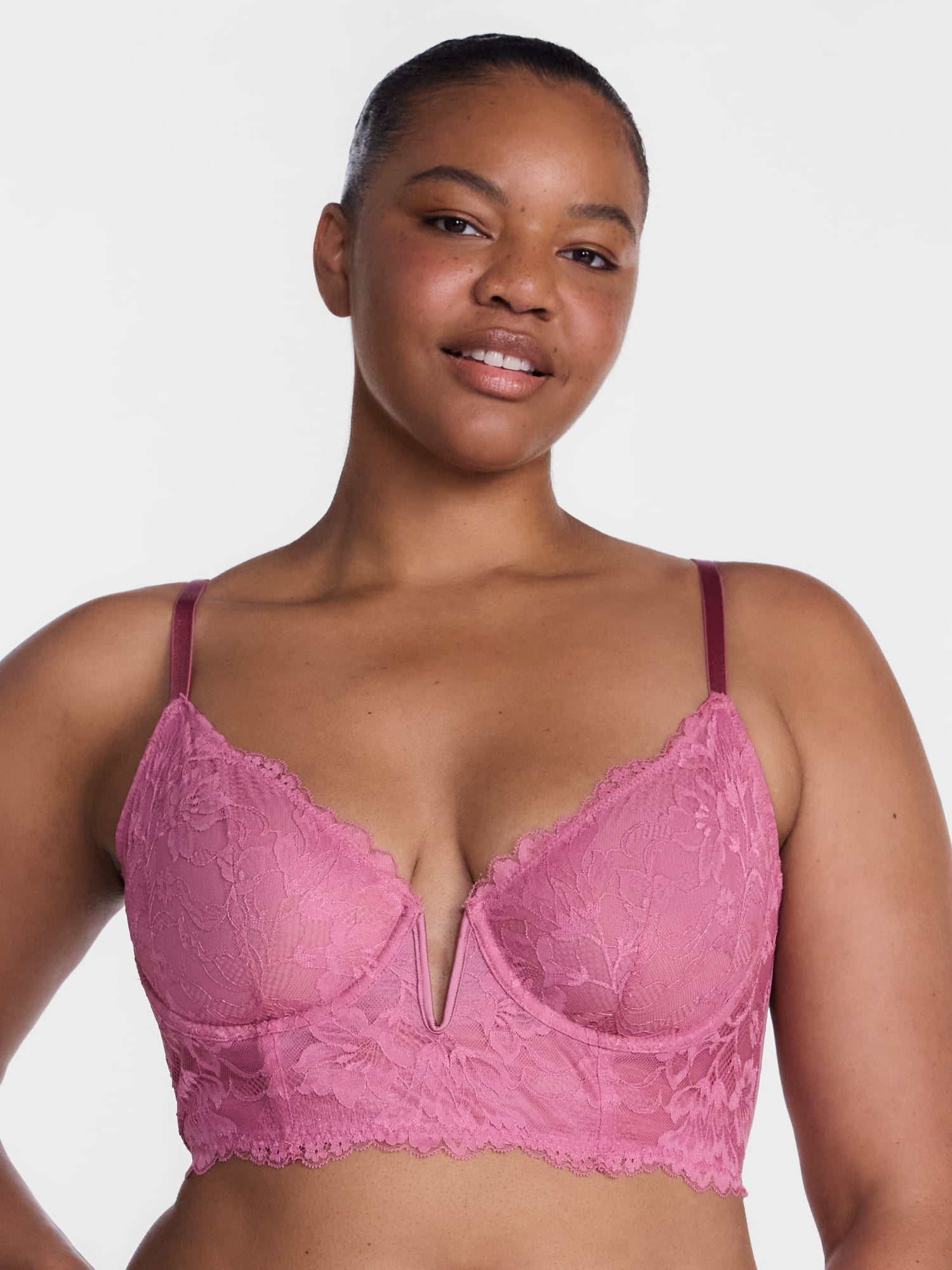 Joyspun Lace Long Line Bra, Size S-XXXL