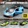 thumbnail image 2 of 1/40 Lamborghini Huracan STO Super Racing Toy Car For Children CCA Diecast Metal Miniature Model Pull Back Collection Gift Boys Display Box, 2 of 6